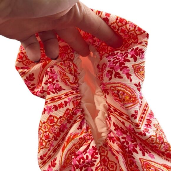 GiGiO Women's Paisley Multi Color Mini Swing Dress Size Small - Picture 7 of 9